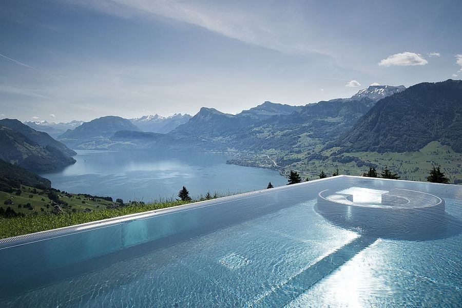 Privatinsel Mieten Hotel Villa Honegg Schweiz Europa Atlantik